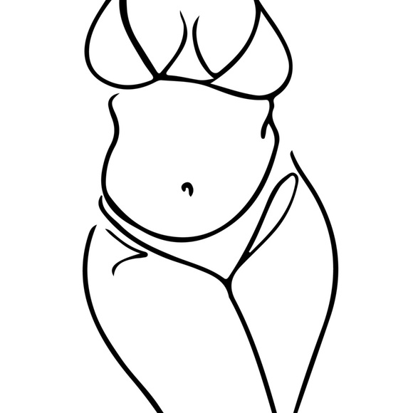 ✨NEW✨Original 8x10 Body Positive Illustration Art Print Un… - Picture 2 of 2